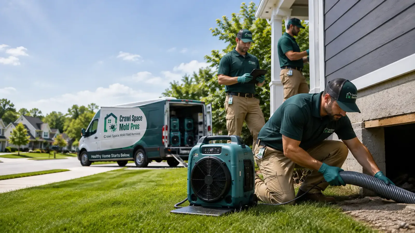 Crawl Space Mold Removal in Hallock, MN